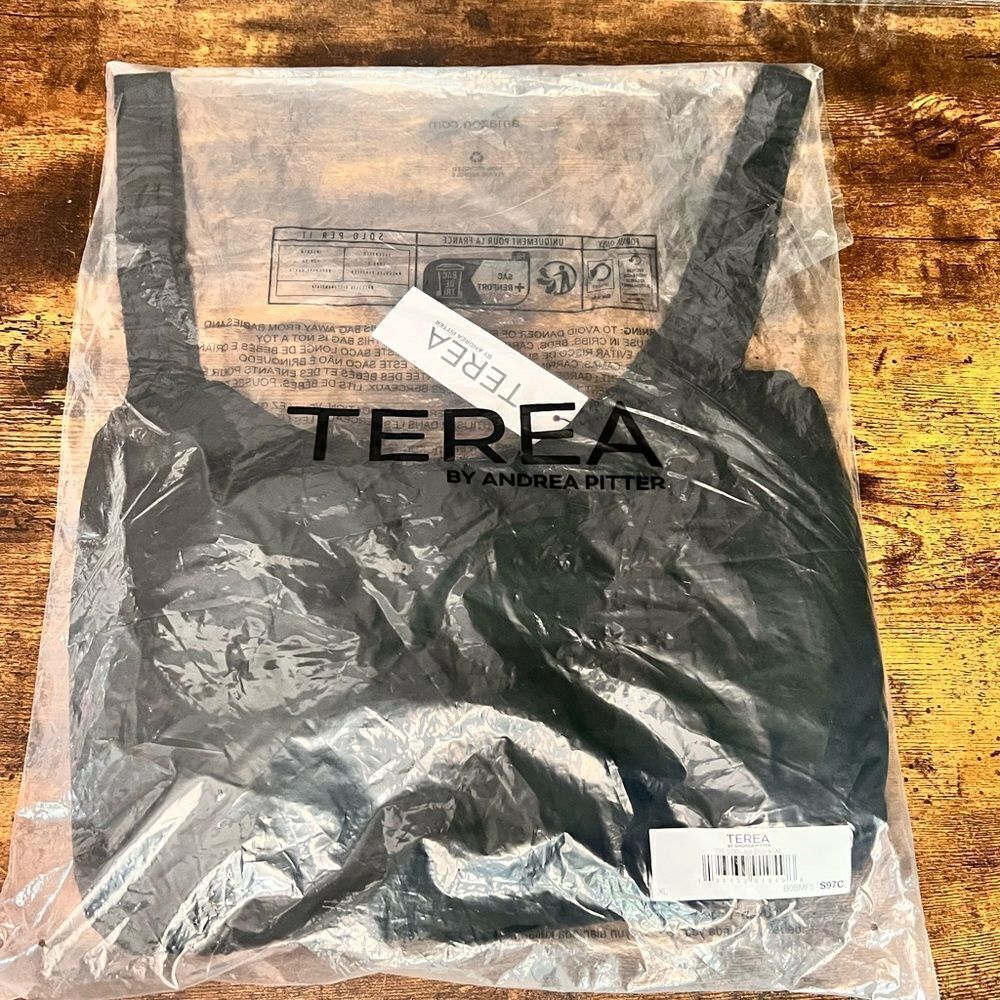 TEREA Women's Serenity Tie Back Crop Top, Sleeveless in Black. XL. NWT! - Picture 8 of 11